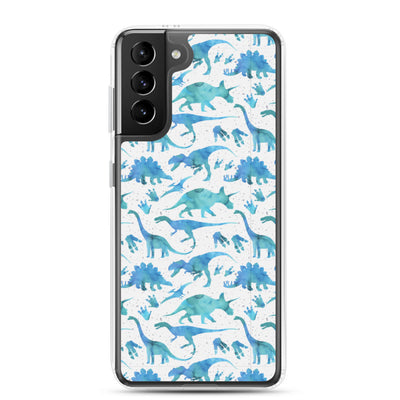 Watercolor Dinos - Dinosaur Samsung Case