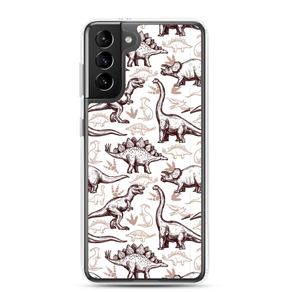 Jurassic Sketch - Dinosaur Samsung Case