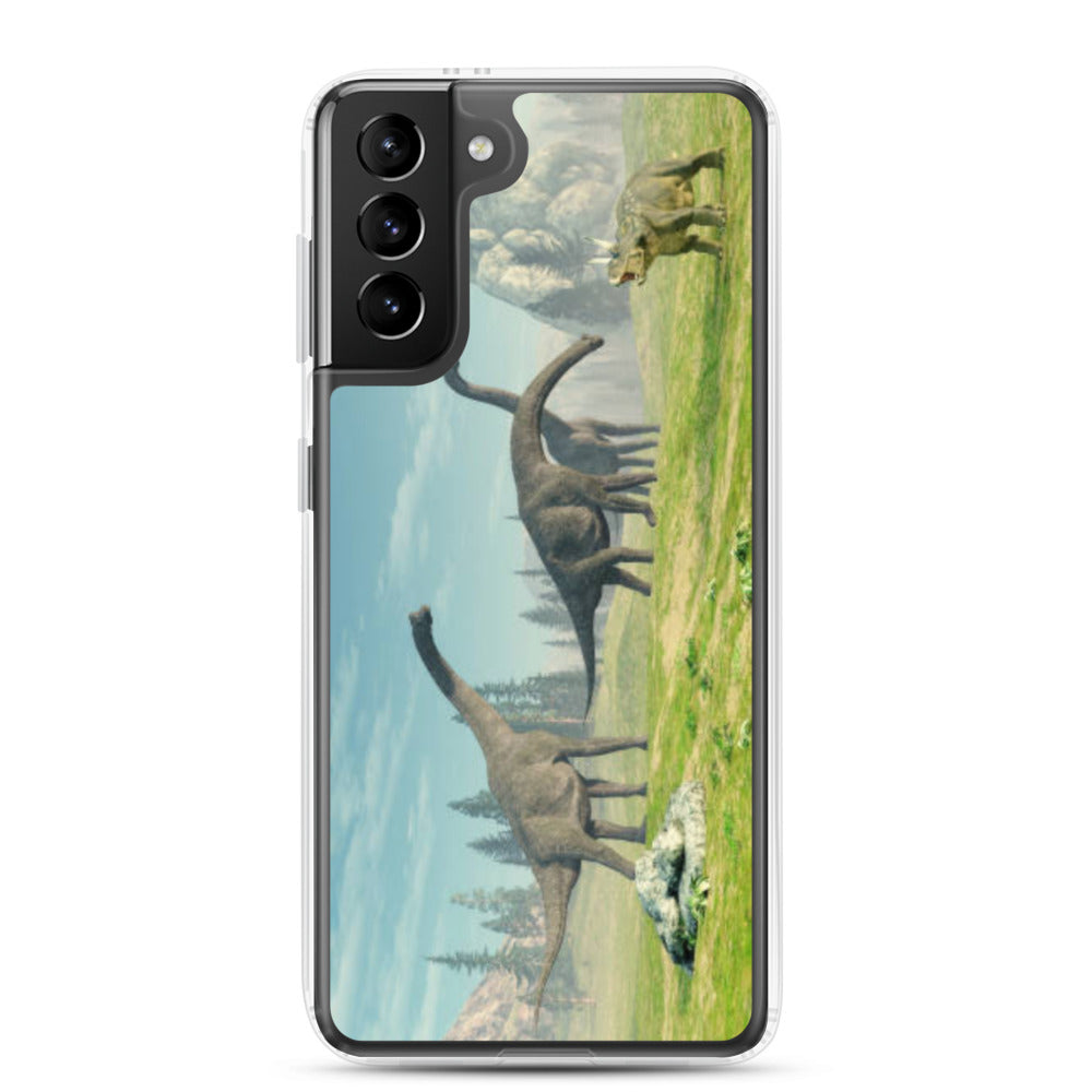 Brontosaurus Exploration - Dinosaur Samsung Case