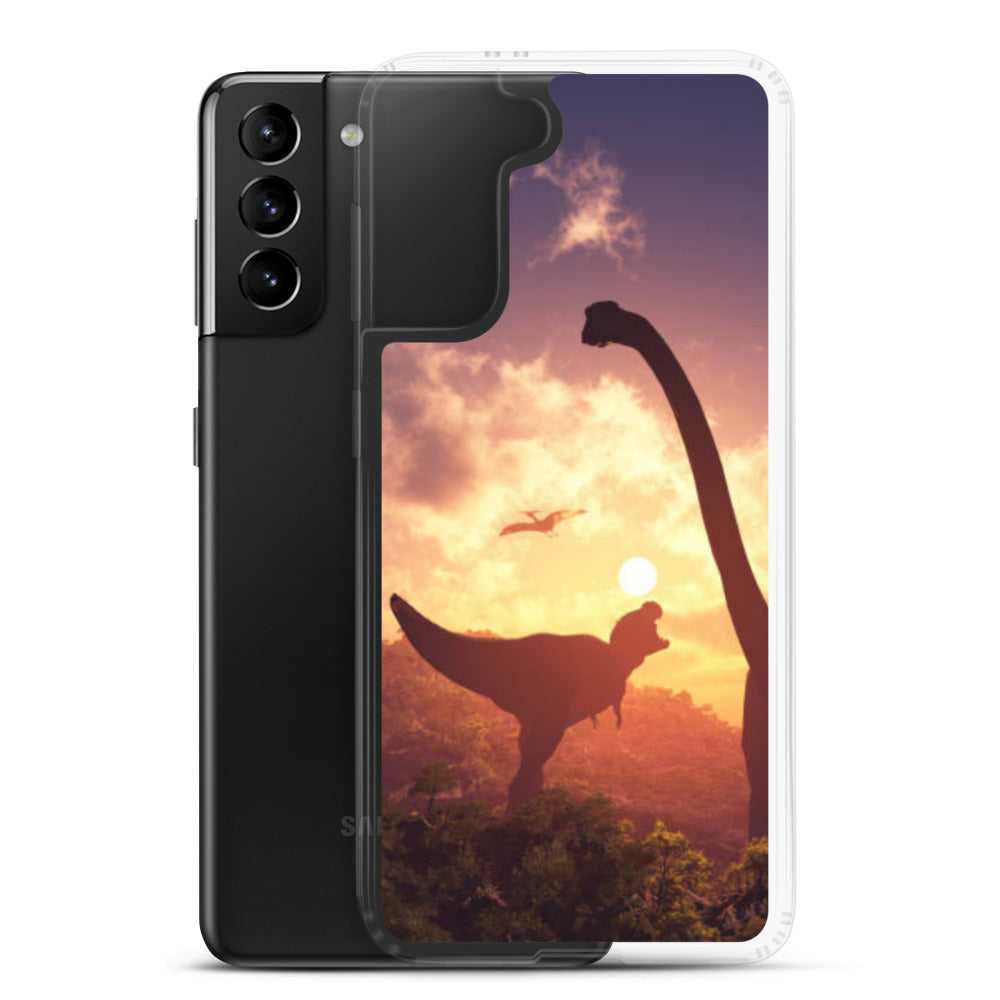 Jurassic Sunset - Dinosaur Samsung Case