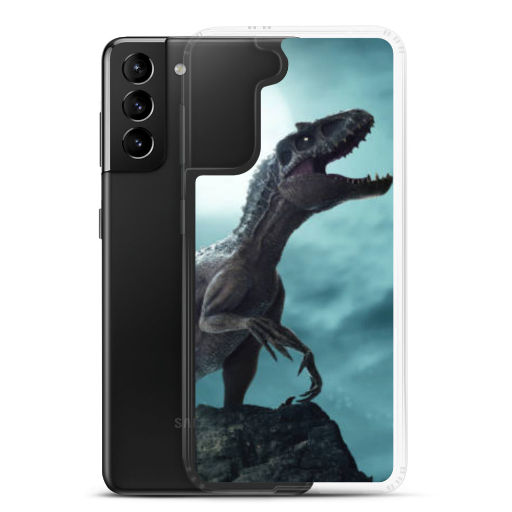 Moonlight Raptor - Dinosaur Samsung Case