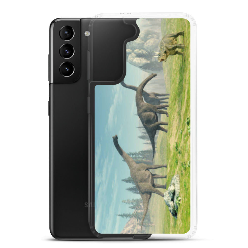 Brontosaurus Exploration - Dinosaur Samsung Case