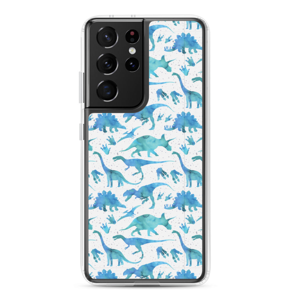 Watercolor Dinos - Dinosaur Samsung Case