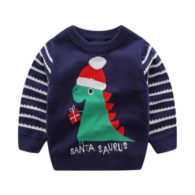 Dinosaur Christmas Sweater