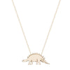 Gold Dinosaur Necklace