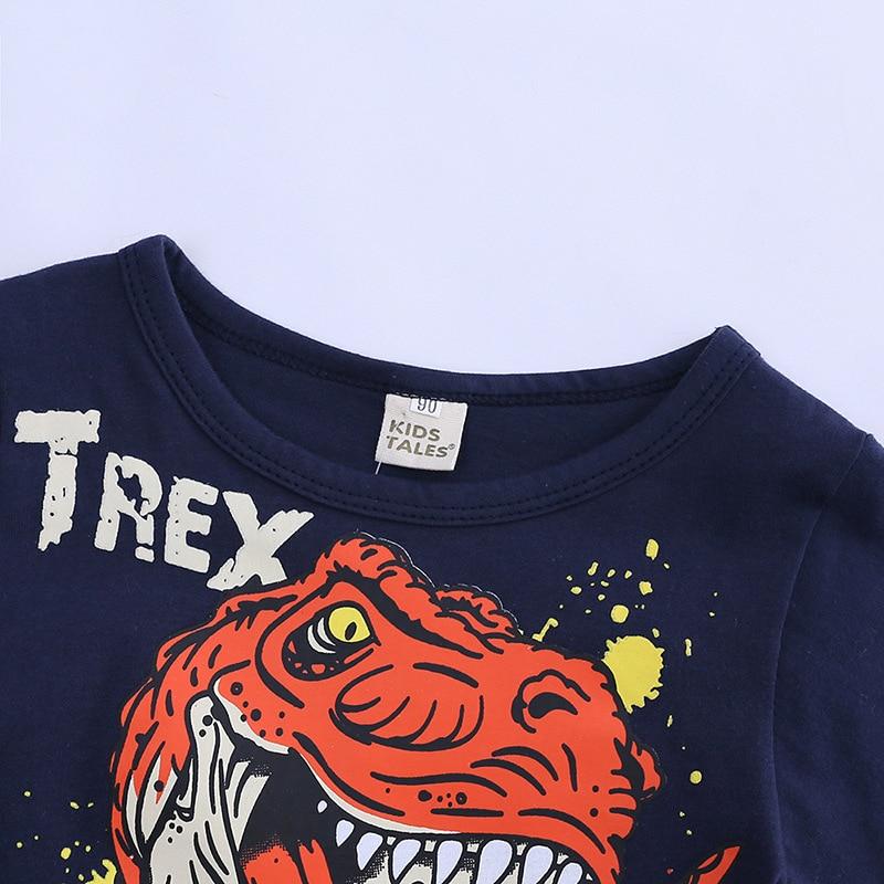 Happy T-Rex Dinosaur Shirt For Kids - Jurassic Apparel | Rundhalsshirts