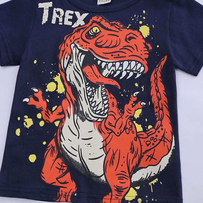 Happy Kids - Jurassic T-Rex For Apparel Shirt Dinosaur