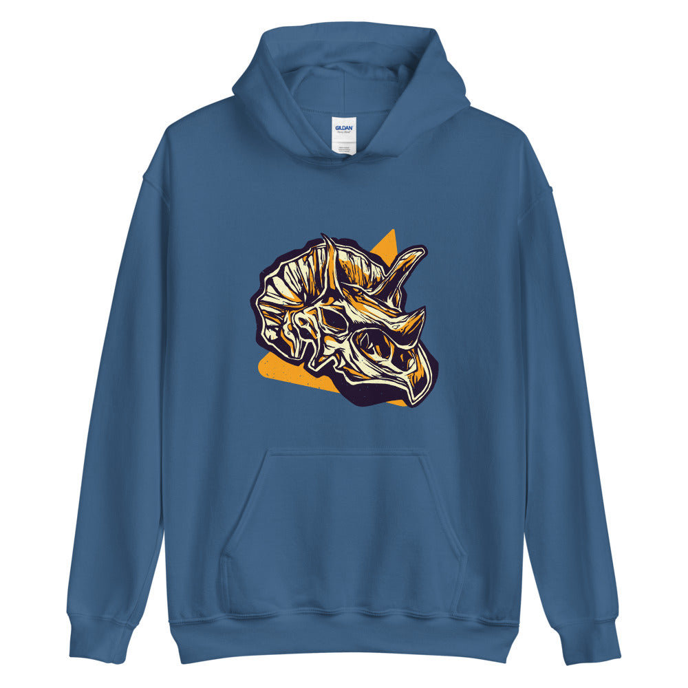 Triceratops Head Adult Dinosaur Hoodie