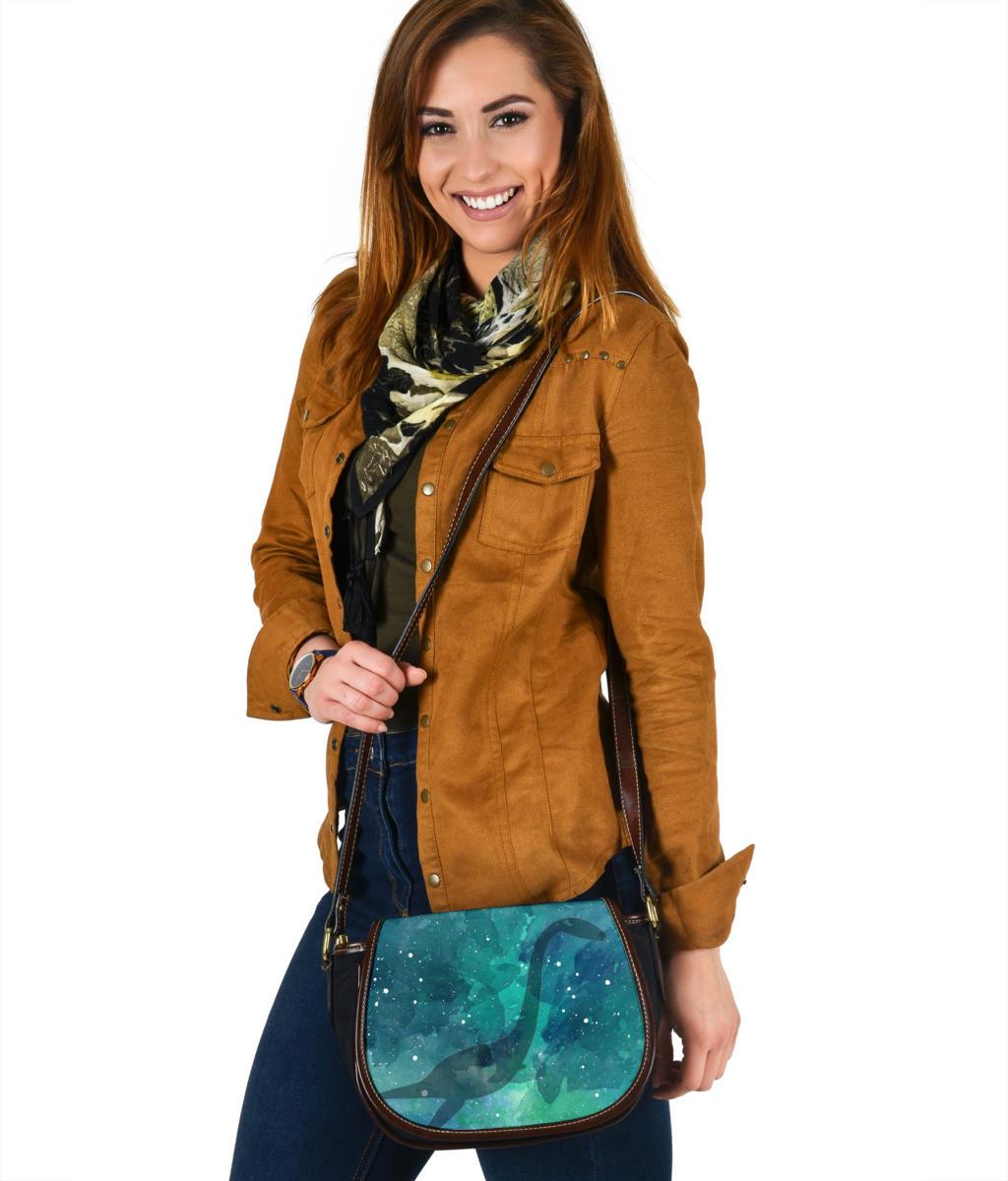 Watercolor Plesiosaur - Dinosaur Purse