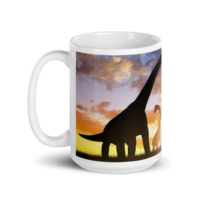 Dinosaur Sunset - Dinosaur Mug