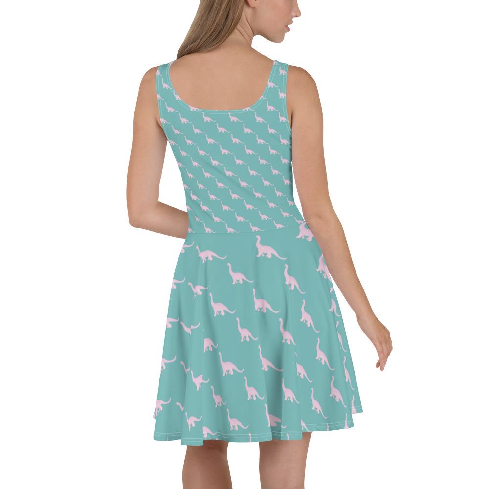 dinosaur dress ladies Womens Dinosaur Dress - Pink Brontosaurus